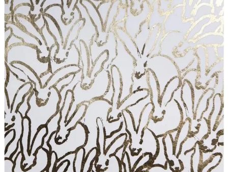 White & Gold Bunny Lacquer Placemat Online